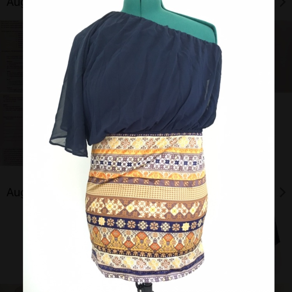 Casual one shoulder dress